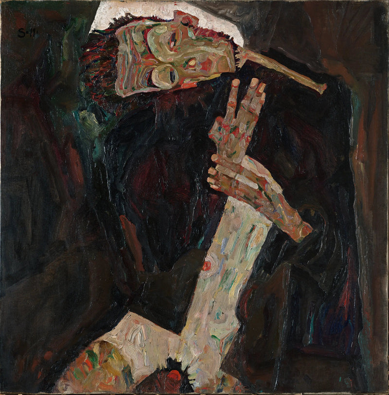 O letrista - Egon Schiele