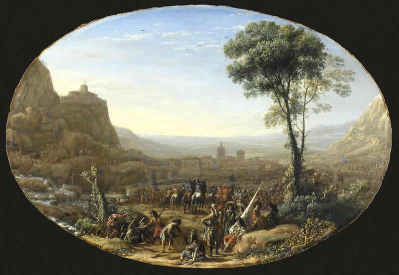 O Passo de Suse forçado por Luís XIII - Claude Lorrain