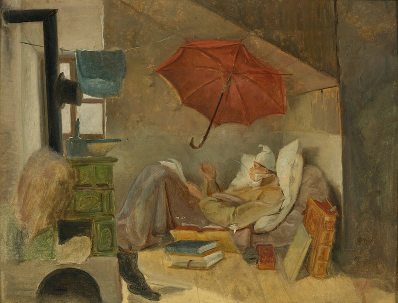 O Pobre Poeta - Carl Spitzweg