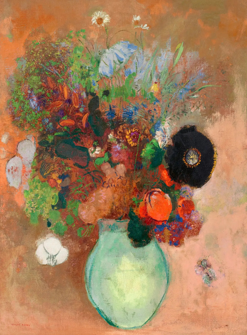 A papoula negra - Odilon Redon