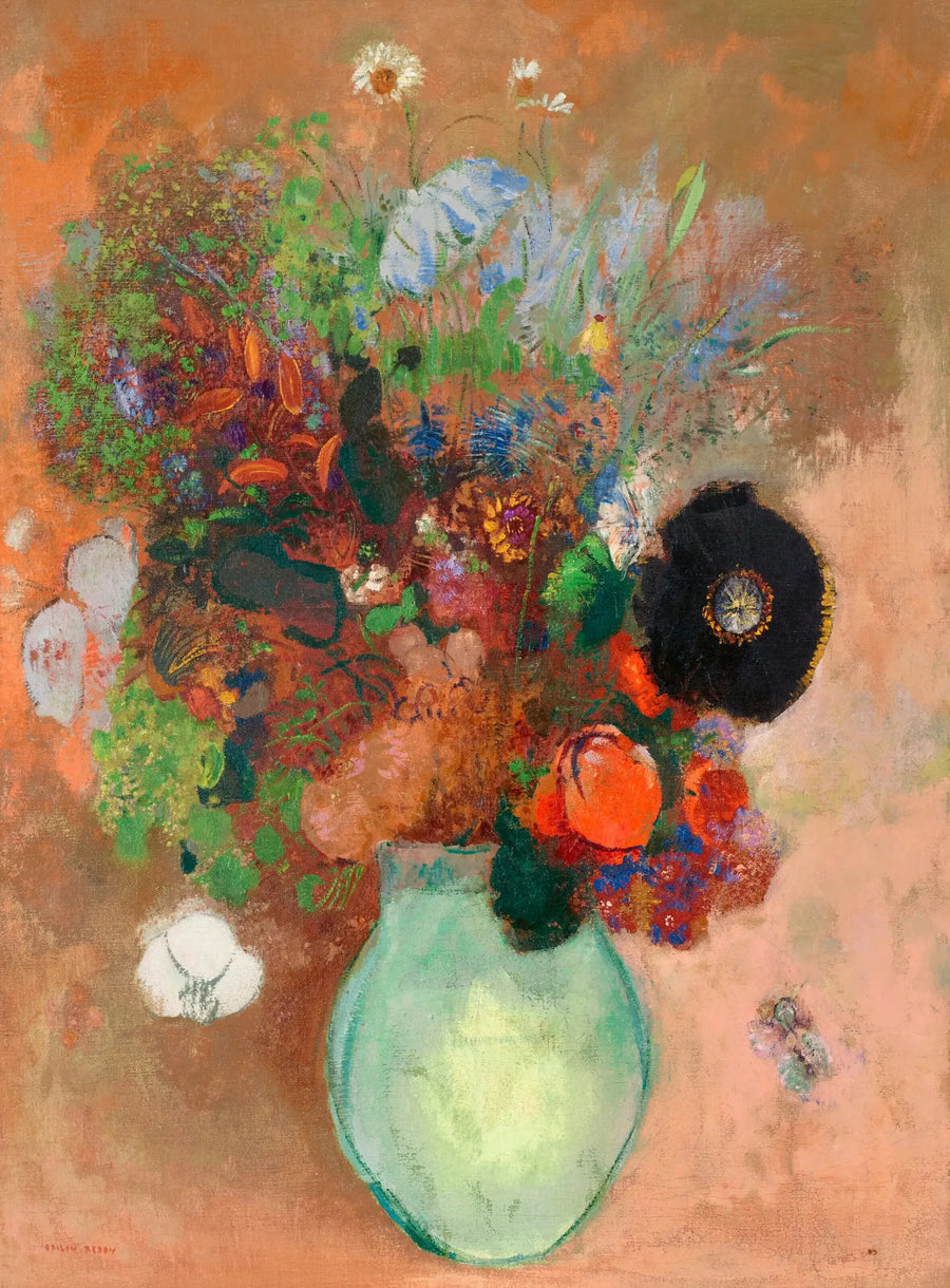 A papoula negra - Odilon Redon