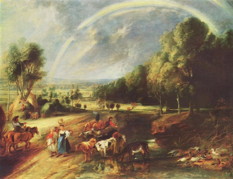 Paisagem Arco-Íris (1640) - Peter Paul Rubens
