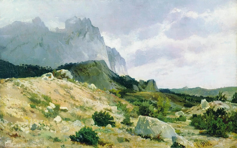 A paisagem rochosa - Ivan Chichkine