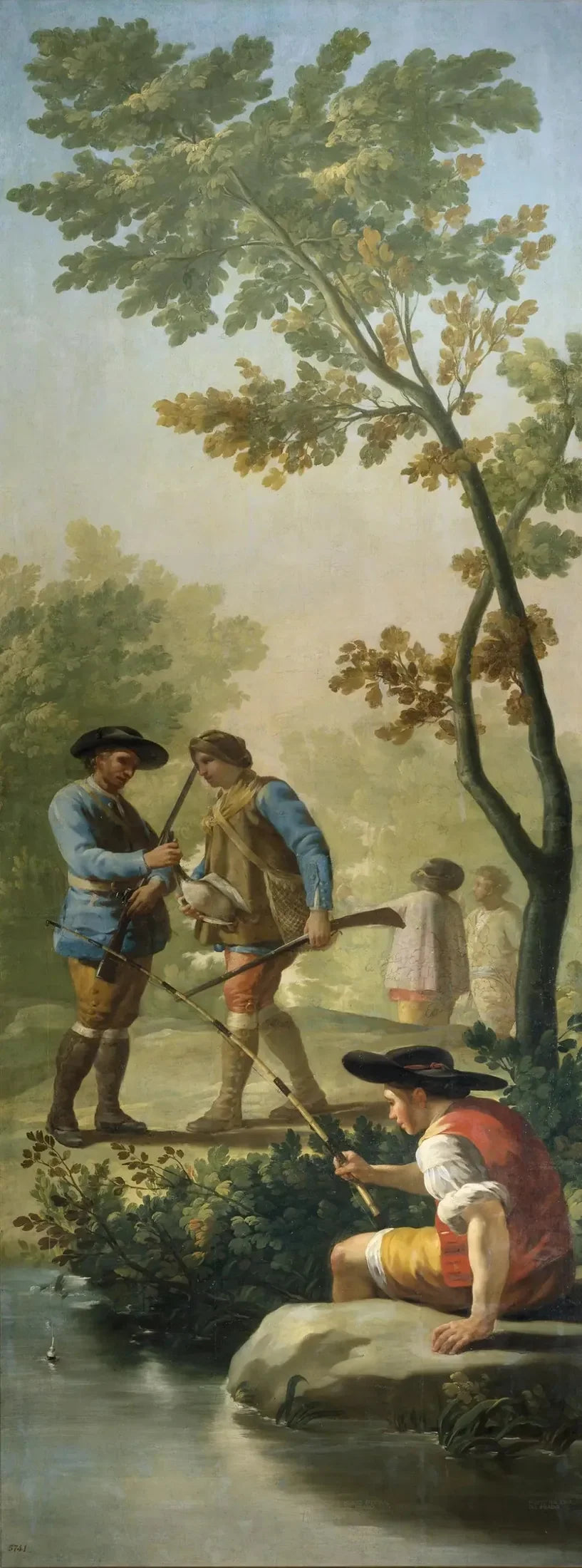 Le Pêcheur - Francisco de Goya image 1 tableau peint à l’huile sur toile
