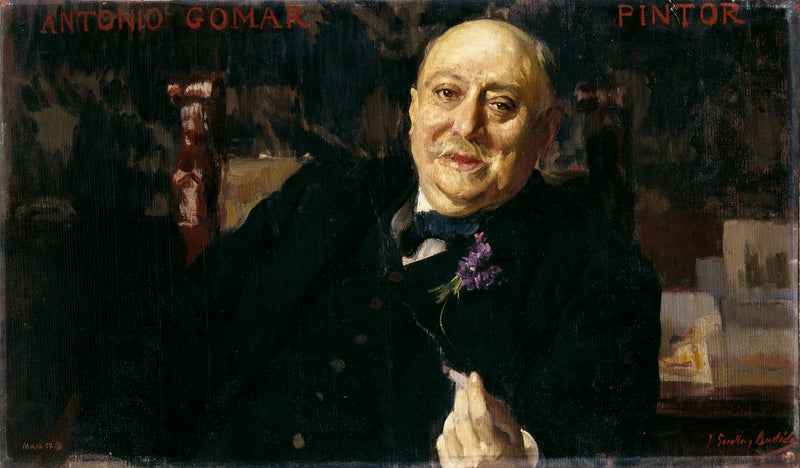 O pintor Antonio Gomar y Gomar - Joaquín Sorolla