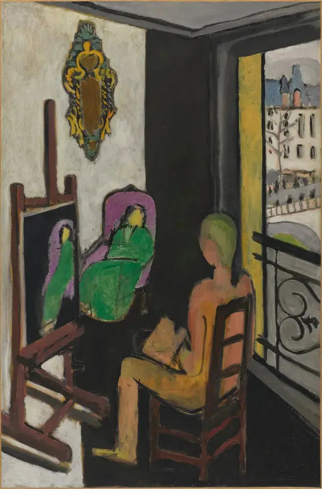 O Pintor em seu Ateliê - Henri Matisse