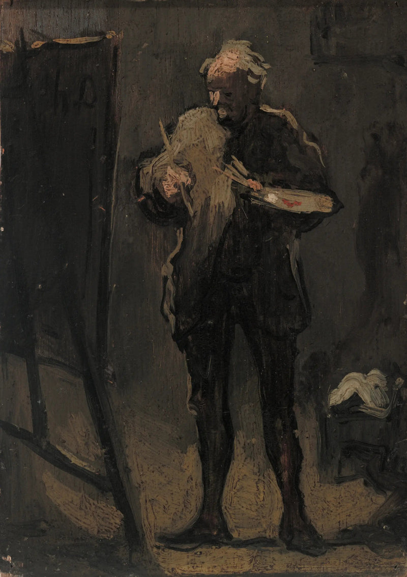 O Pintor diante de seu quadro - Honoré Daumier