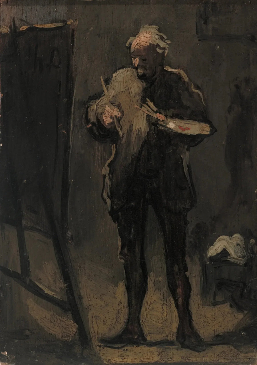 O Pintor diante de seu quadro - Honoré Daumier