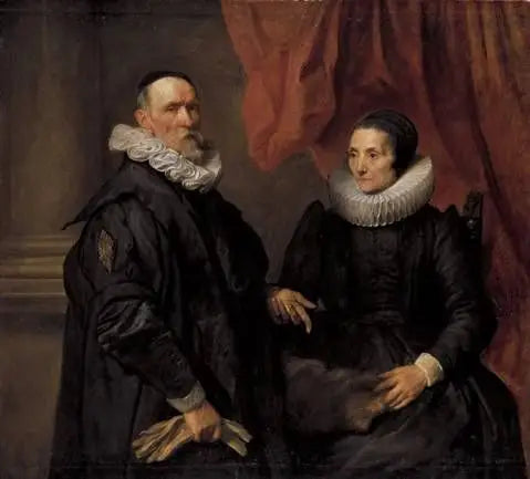O pintor Jan de Wael e sua esposa Gertrud de Jode - Antoine van Dyck