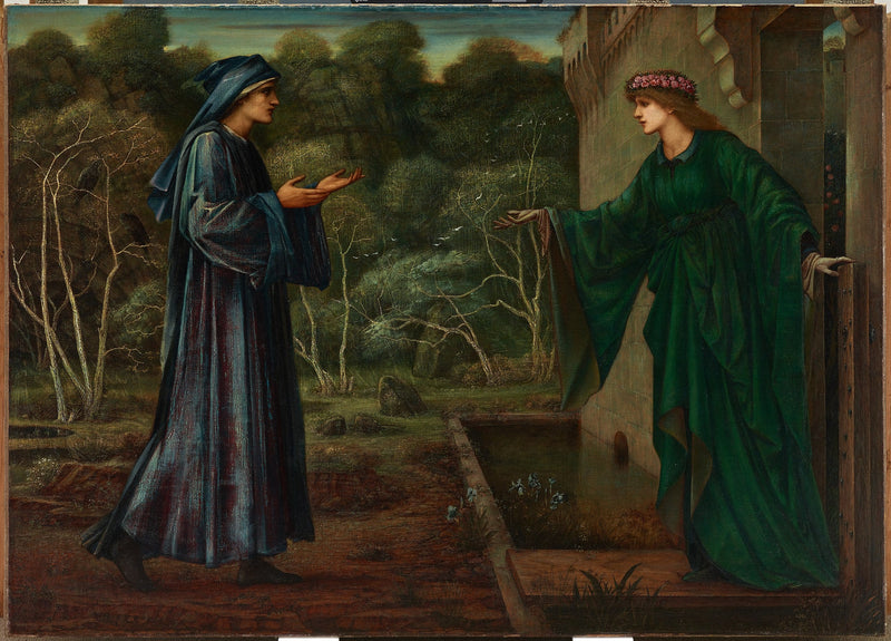 O peregrino na porta da ociosidade - Edward Burne-Jones