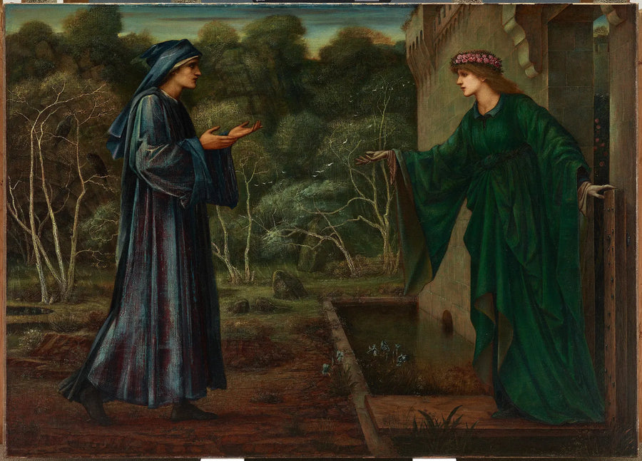 O peregrino na porta da ociosidade - Edward Burne-Jones