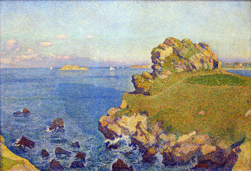 O « Per-Kiridy » na maré alta, 1889 - Théo van Rysselberghe