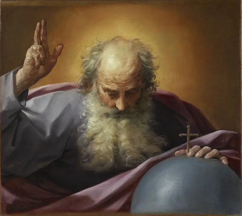 O Pai Eterno abençoando o Mundo - Guido Reni