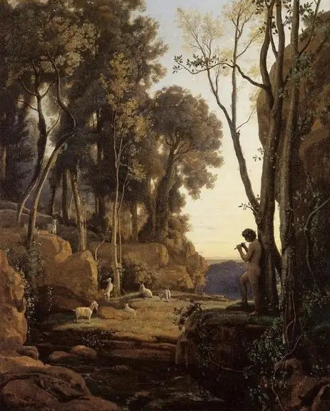 O Pequeno Pastor - Jean-Baptiste Camille Corot