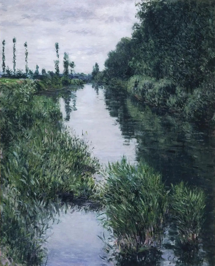 O pequeno braço do Sena em Argenteuil - Gustave Caillebotte
