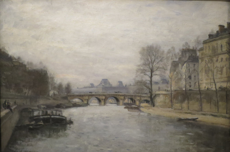 O pequeno braço do Sena na Ponte Neuf - Stanislas Lépiné