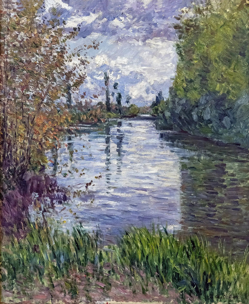 O Pequeno braço do Sena no outono - Gustave Caillebotte