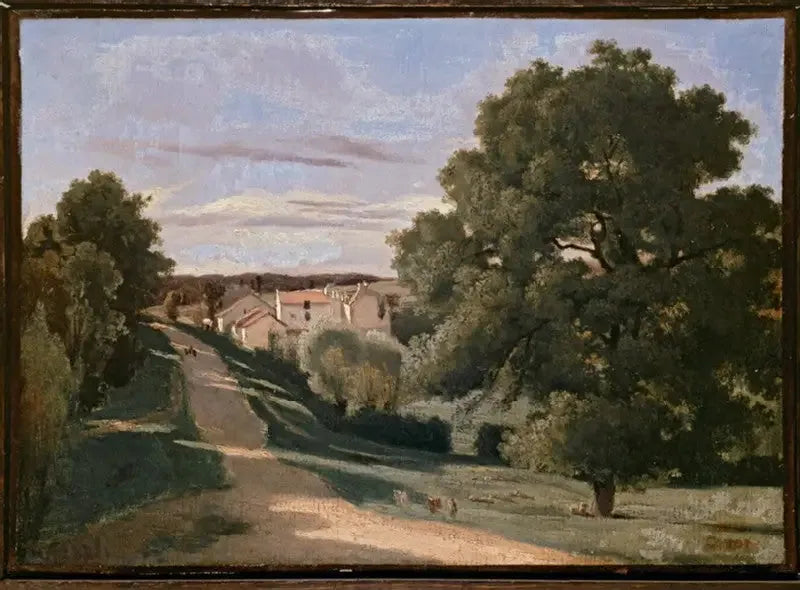 O Pequeno Chaville - Jean-Baptiste Camille Corot