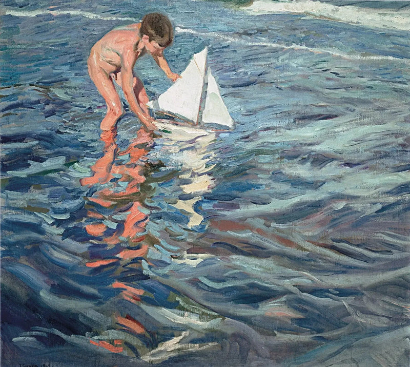 O Pequeno Cotre - Joaquín Sorolla