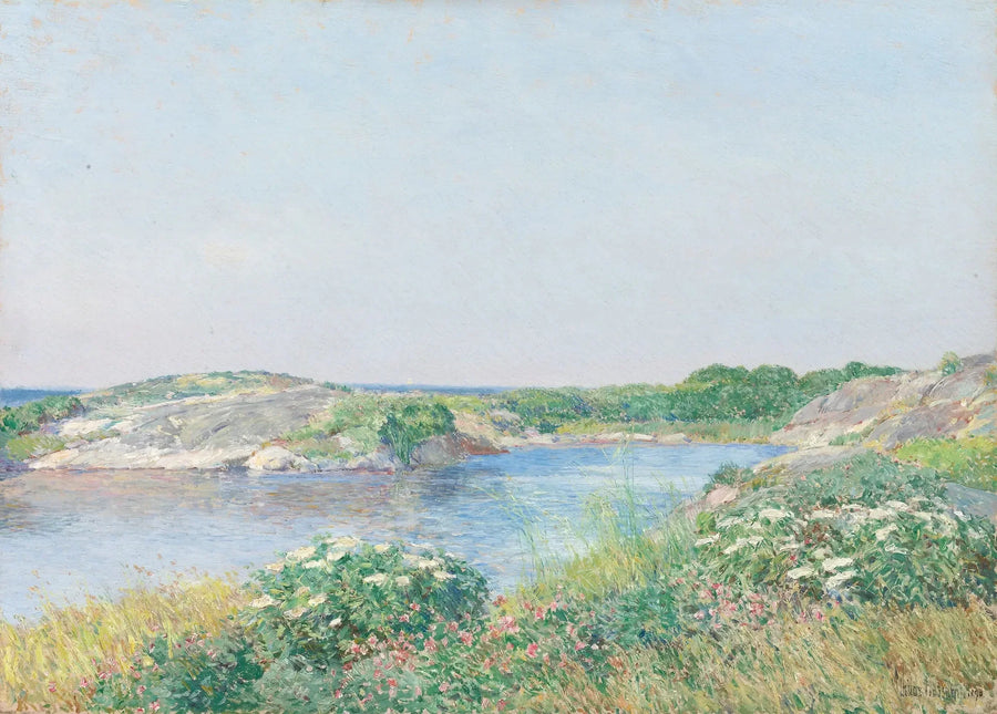 O Pequeno Lago, Appledore - Childe Hassam