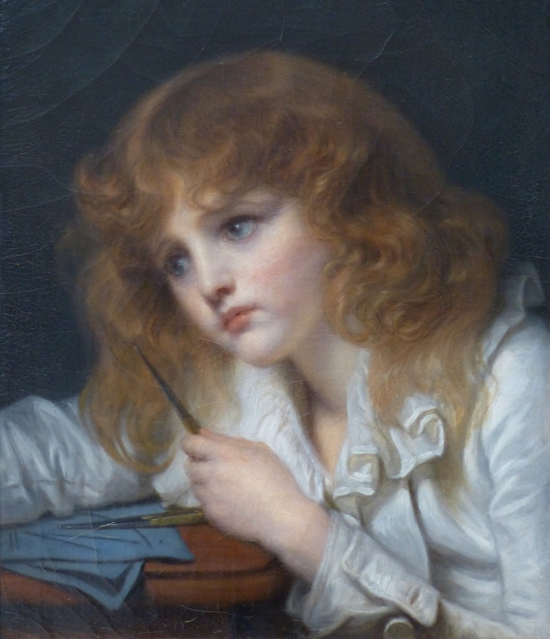 O pequeno matemático - Jean-Baptiste Greuze