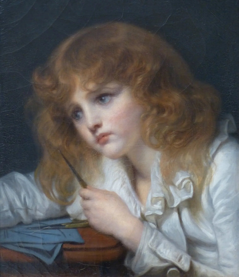 O pequeno matemático - Jean-Baptiste Greuze
