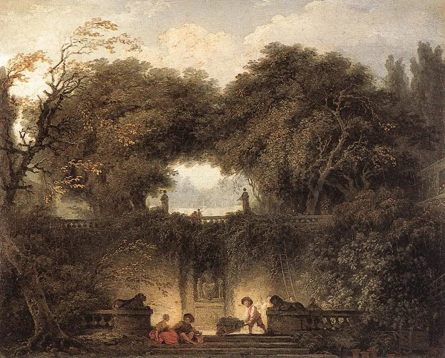 O Pequeno Parque - Jean-Honoré Fragonard