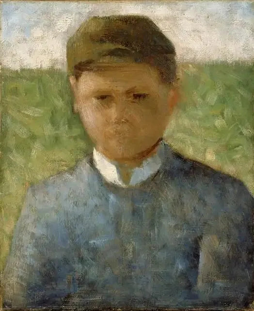 O Pequeno Camponês em Azul - Georges Seurat