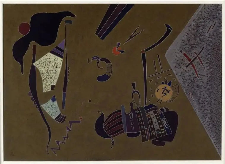 O Pequeno Círculo Vermelho - Vassily Kandinsky