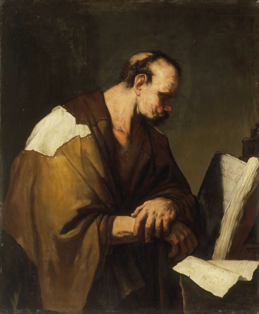 O Filósofo Chilon - Luca Giordano