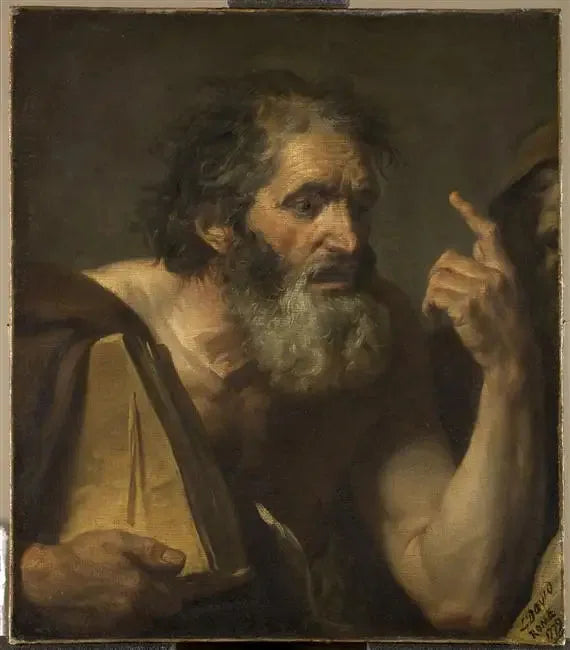 O Filósofo - Jacques-Louis David