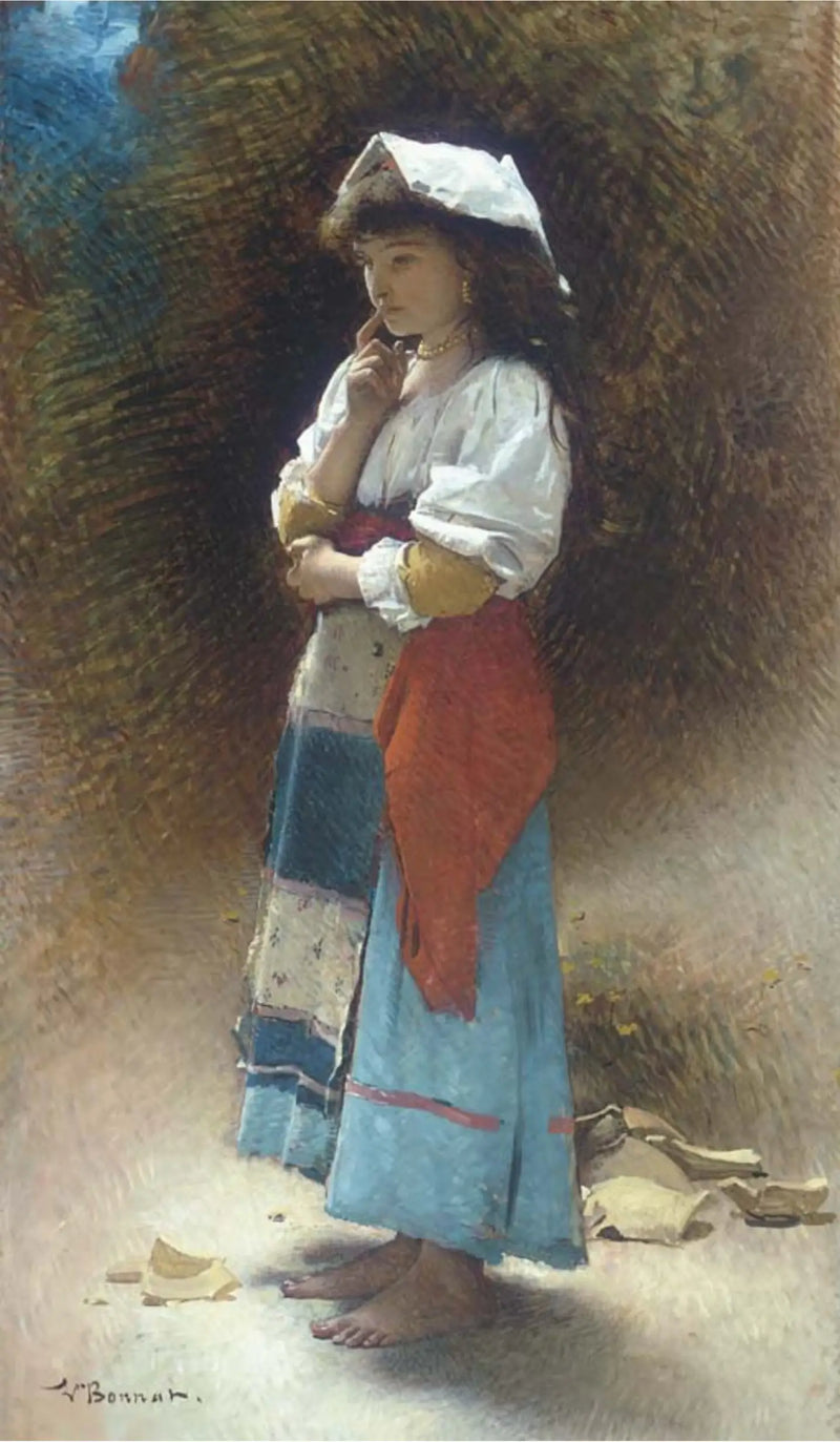 A jarra quebrada (versão descalça) - Léon Bonnat