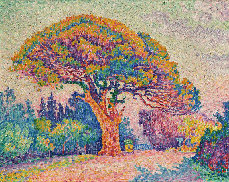 O Pinheiro de Bertaud - Paul Signac