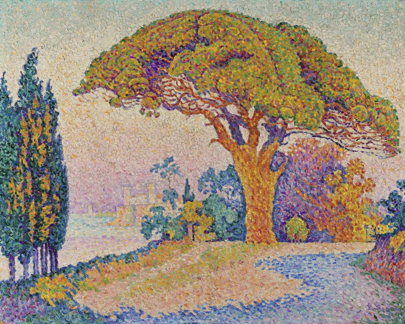 O Pinheiro de Bertaud - Paul Signac