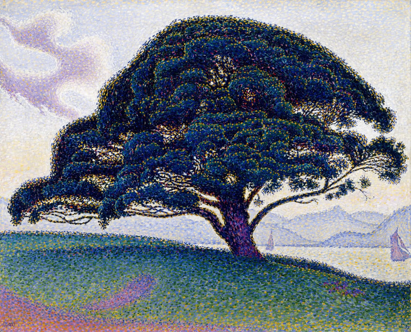 O pinheiro de Bonaventure - Paul Signac