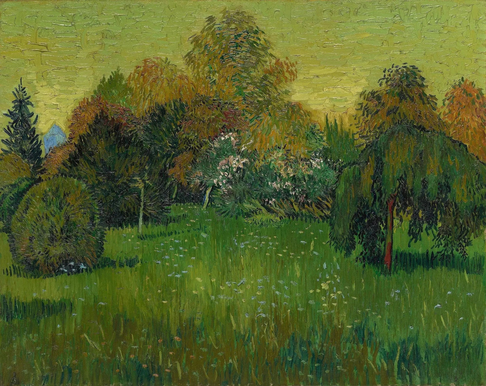 Le poète jardin - Vincent van Gogh image 1 copie de tableau peinte à la main