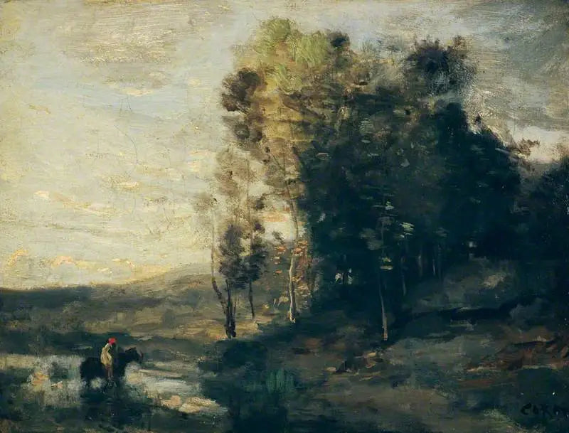 O ponto de água - Jean-Baptiste Camille Corot