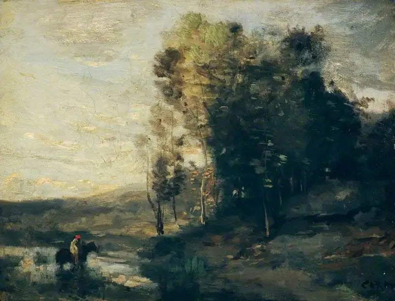 O ponto de água - Jean-Baptiste Camille Corot