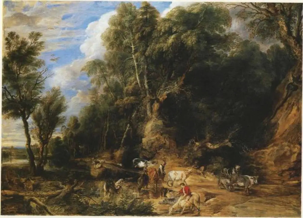 Le point d'eau - Peter Paul Rubens image 1 reproduction de peinture à l’huile