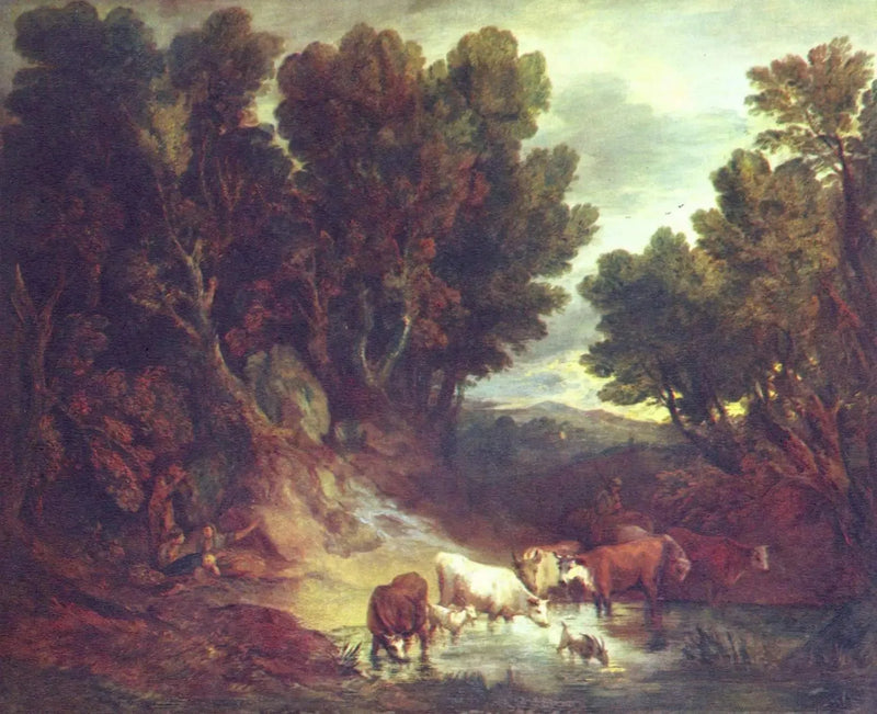 O ponto de água - Thomas Gainsborough