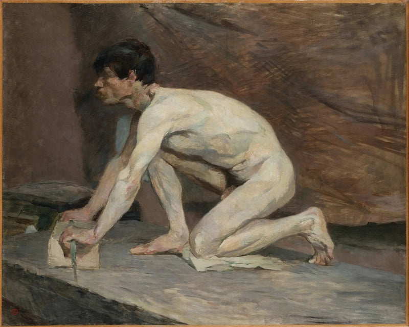 O polidor de mármore - Henri de Toulouse-Lautrec
