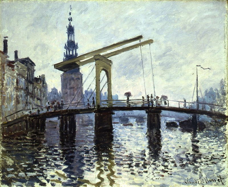 Le Pont, Amsterdã W306 - Claude Monet