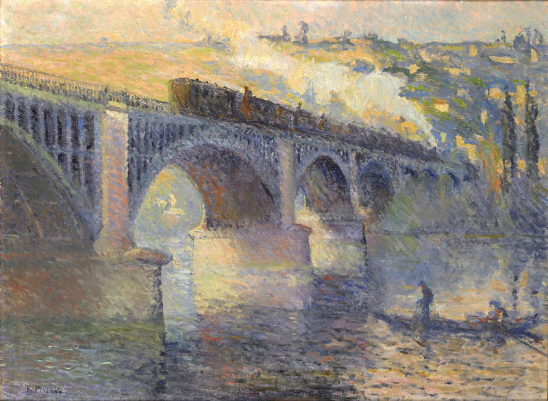 O Ponto dos Ingleses, pôr do sol - Robert Antoine Pinchon