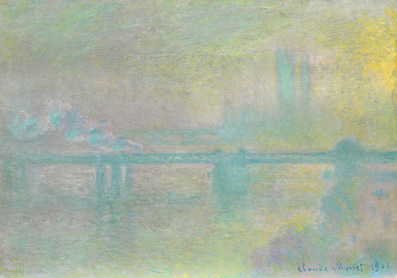 A ponte Charing Cross, Londres - Claude Monet