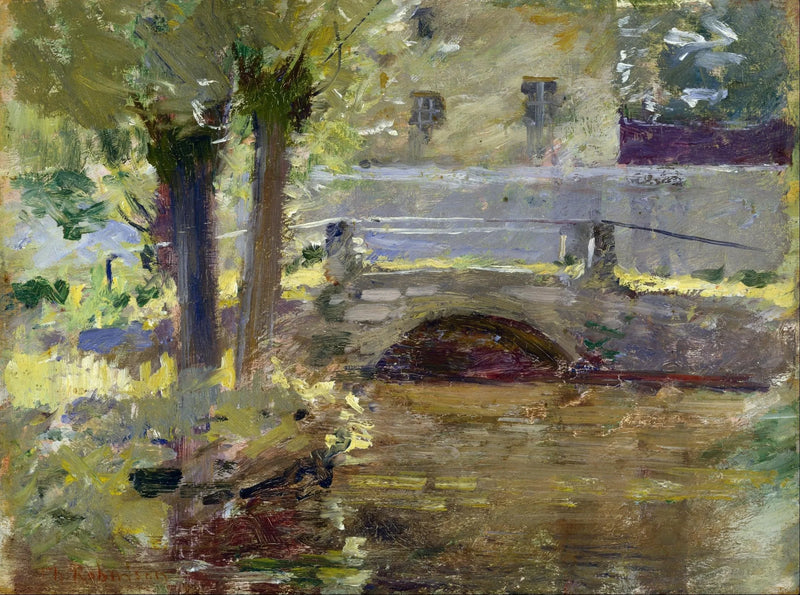 A ponte de Giverny - Theodore Robinson