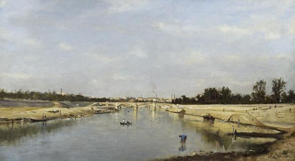 A ponte de l'Alma perto de Paris - Stanislas Lépine