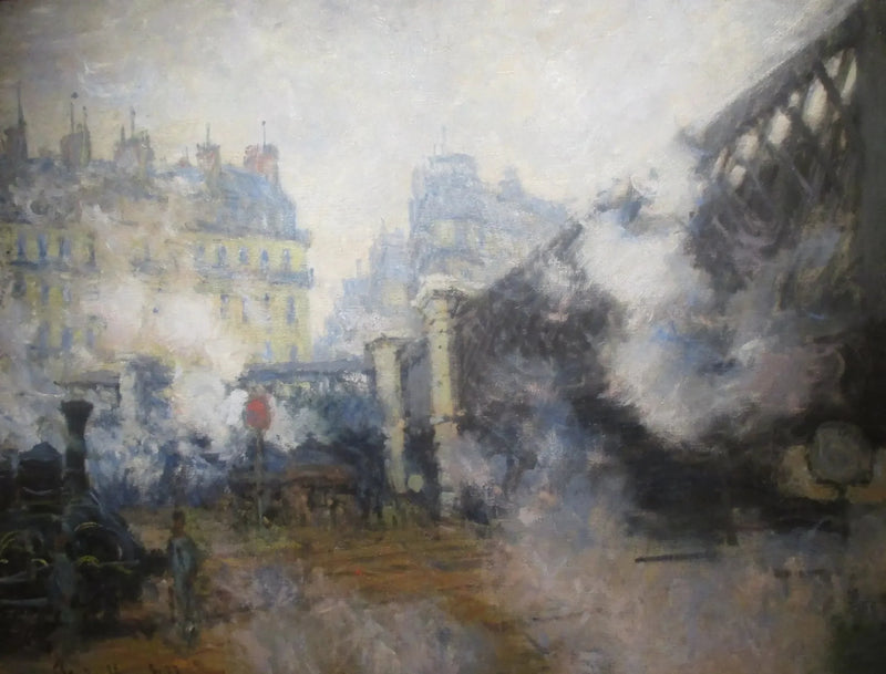 A Ponte da Europa, estação Saint-Lazare - Claude Monet
