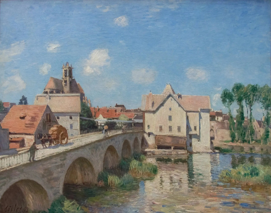 A Ponte de Moret - Alfred Sisley