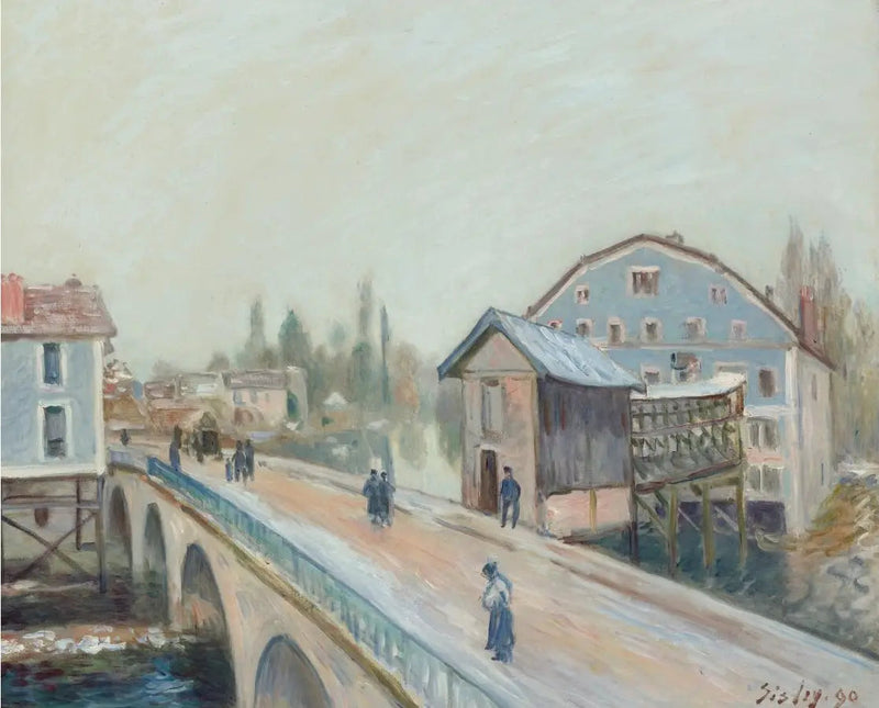 A Ponte de Moret - Alfred Sisley