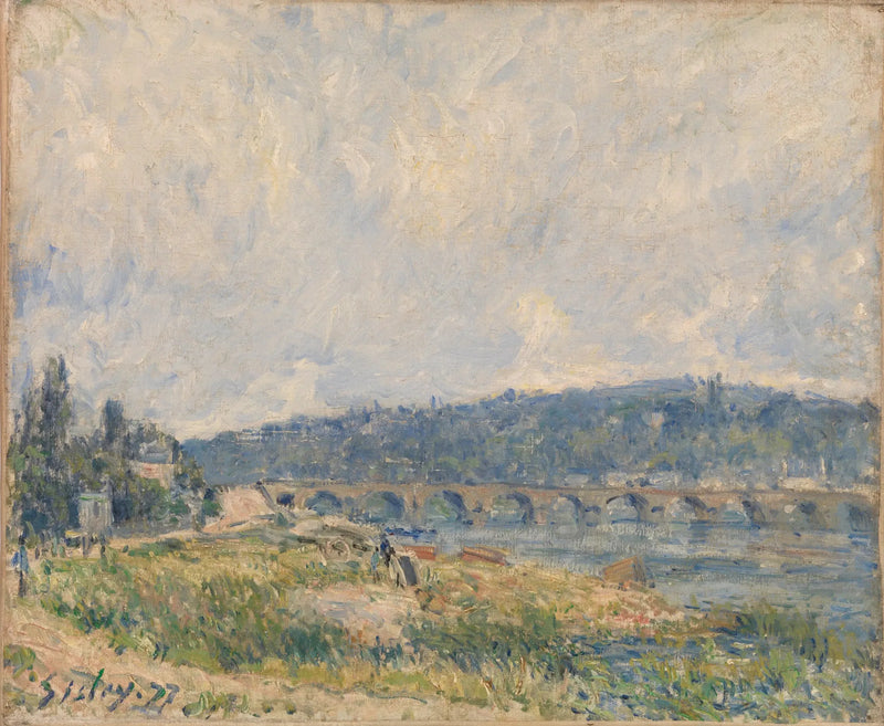 A Ponte de Sèvres - Alfred Sisley